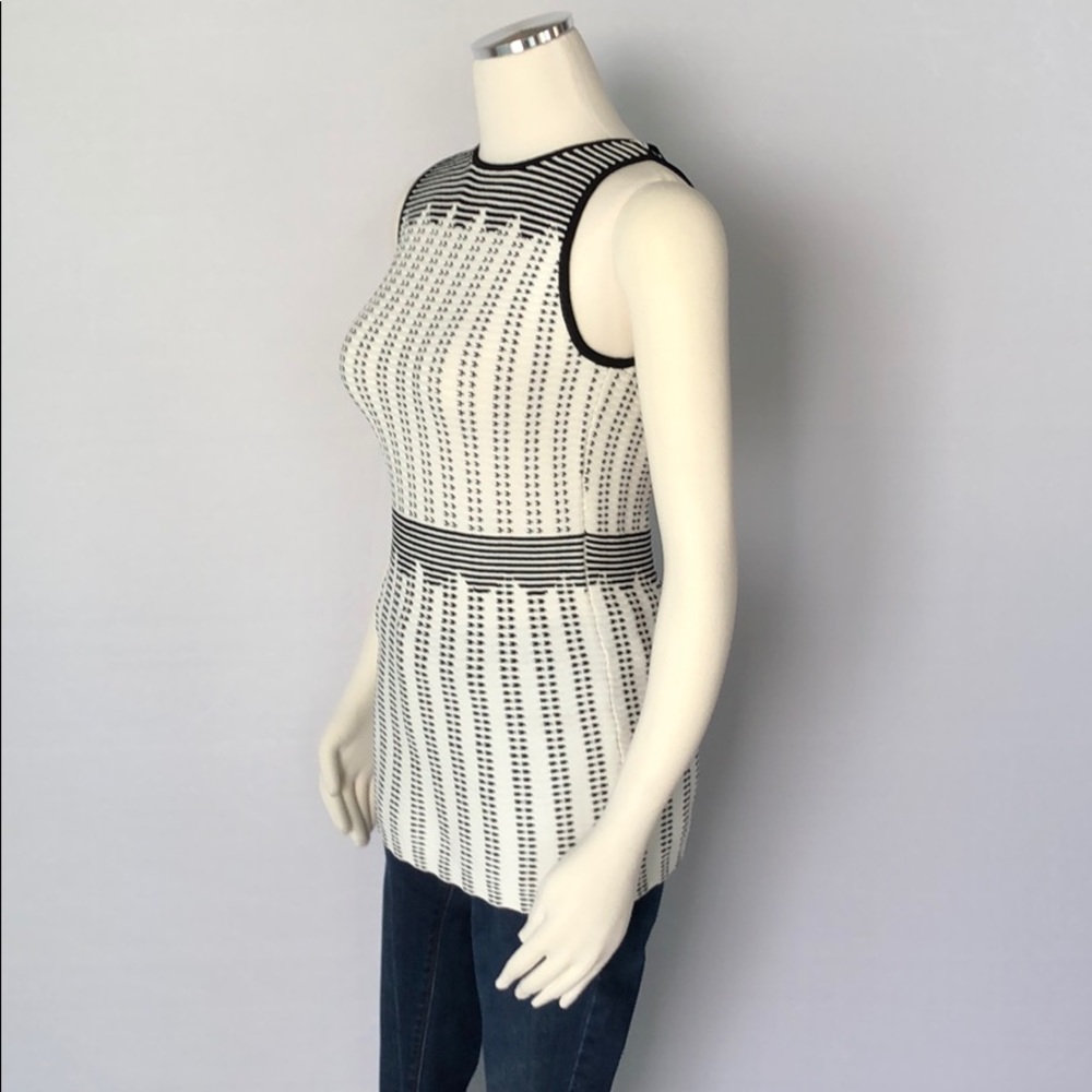 NWT WHBM Sleeveless Graphic Dot Sweater XS - Picture 6 of 15